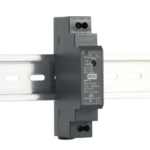 HDR-15-12 15W Ultra-Thin DIN-Rail AC/DC Switching Power Supply, 5V/12V/24V Output