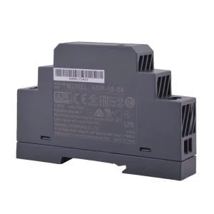 HDR-15 Series 15W Ultra-thin Step-shaped DIN Rail Mount Single Output DC Power Supply for Industrial Use