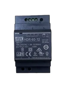 HDR-60-12 Single Output 240V 60Hz DC Ultra-Thin Enclosed DIN Rail Power Supply for Industrial Automation Control