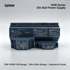 HDR-60-24 24V 60W PFC Power Supply High Power Factor Stabilized Unit for Sensor and Micro Automation Equipment CE RoHS