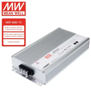 HEP-600-15 600W 15V SMPS Harsh Environment Waterproof Switching Power Supply