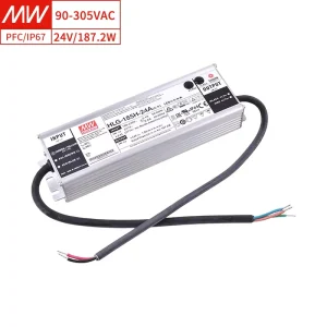 HLG-185H-24A 185W Waterproof LED Driver Constant Current Power Supply for LED Street and Outdoor Lighting