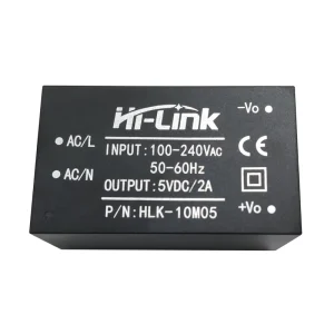 HLK 10M05 AC DC 220V to 5V 2A Step Down Power Supply Module 10w Shenzhen Hi link Isolated