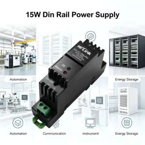 HLK-15LI-20B12PR2 HLK-15LI-20B24PR2 Hi-Link 15W DIN Rail 12V 24V AC DC Isolated Switching Power Supply Module