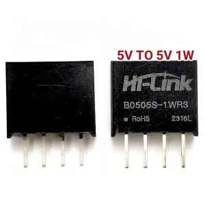 HLK-1D0505 5V 5V 200mA 1W Isolated Micro Power Module B0505S-1WR3 DC-DC Converter Board Mount