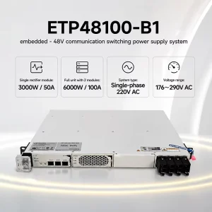 HWI ETP48100-B1 Embedded Power System Carrier-grade AC/DC Power Converter 220/110VAC to -48VDC