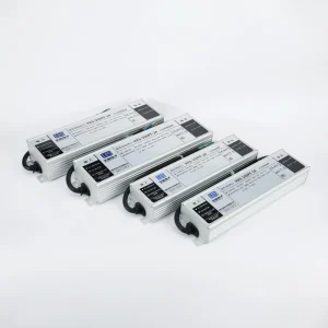 HXS Series 100W/150W/200W/300W Single LED Driver, IP67, 90% Efficiency, Surge Protection, 12V, 90-264V AC 50/60Hz