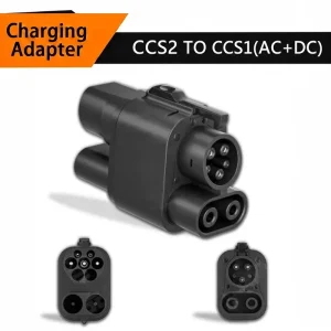 Heavy Duty 250A CCS2 to CCS1 Converter with IP54 Waterproof for Electric Vehicle Charging Solutions Retrofit Upgrade