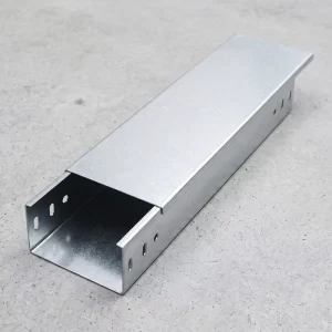 Heavy Duty Corrosion Resistant Galvanized Steel Custom Size Industrial Power Cable Routing Project Channel Tray