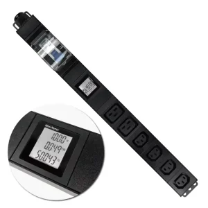 Heavy Duty Rack Mount PDU 19inch 1U 1.5U C13 C19 6way PDU Power Distribution Unit With Meter Display