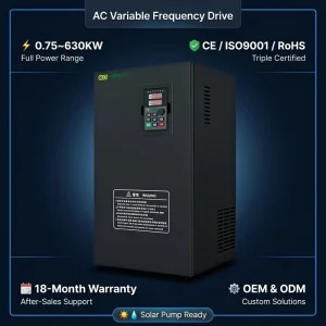 Heavy Duty VFD 90KW 110KW 132KW 160KW 200KW 250KW 380V 400V 3 Phase AC Drive for Industrial Automation Motor