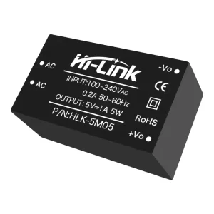 Hi-Link HLK-5M05 AC DC Transformer 90-264V 5V 5W 1A PCB Converter Isolated Power Supply Module Smart Home