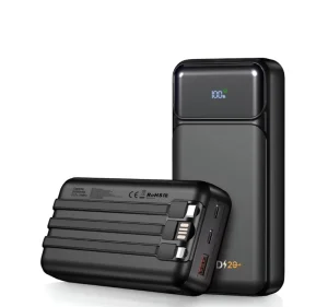 High Capacity 20000mAh Power Bank PD USB-C Fast Charging Power Banks 10000mAh Portable Battery Backup for OEM