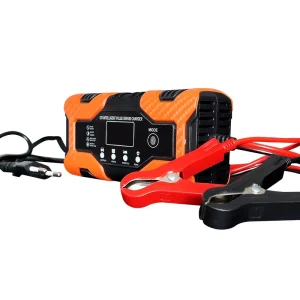 High-Efficiency 12V Fast Charging 12V6A Car Battery Charger LCD Display Custom Logo Packaging Supported Starter Battery