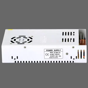 High Efficiency 350W 24V Adjustable AC to DC Dual Output 15A Open Frame Power Supply for LED Signage Module