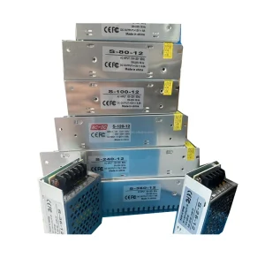 High Efficiency 60W Ultra Thin LED Light Box Power Supply 10A Single Output 12V 240V Input Voltage Overvoltage Temperature