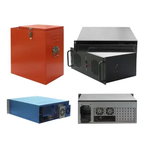 High Frequency Power Supply Enclosure Sheet Metal Processing Aluminum Power Amplifier Enclosure