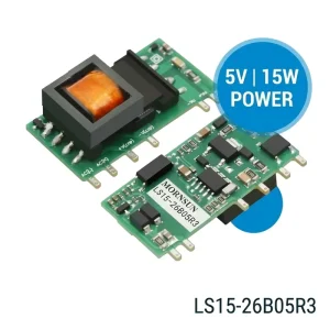 High Isolation Switching Power Supply LS15 26B05R3 5V 3A 176 528VAC 3600V Isolation Wide Temp AC DC Module