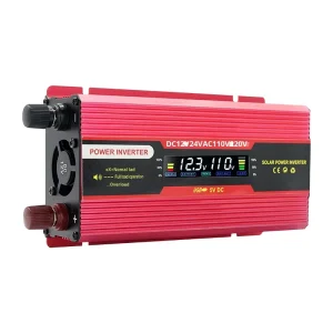 High Power 12V 110V Car Home Battery Converter LCD Display US Standard Inverter