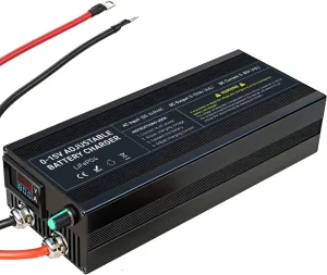 High Power LiFePO4 Smart Battery Charger 0-80A Adjustable Voltage 0-15V Universal Input Portable Power Adapter