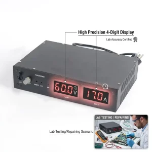 High Precision 1000W Adjustable DC Power Supply 4 Digit Display Variable Switching Lab Bench Source Industrial Testing