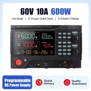 High Precision 60V 10A Adjustable DC Power Supply PC6010 6000W Variable Switching Regulator Lab Bench Repair Test Single