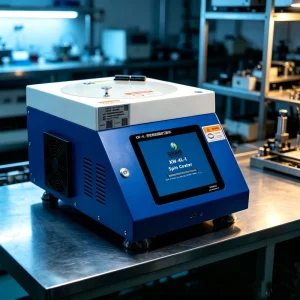 High Precision Spin Coater ±0.1% Speed Stability PTFE Chamber Automatic Glue Dispensing Lab Spin Processor for Microelectronics