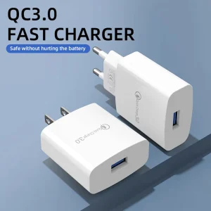 High Quality 5V 3A 18W USB Phone Charger PD QC3.0 Charger with OTP Protection