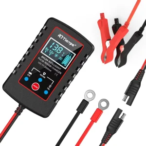 High Quality Auto Battery Charger 12V and 6V Charger Battery with ABS Flame Retardant Shell