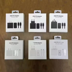 High Quality EU UK AU US 45W Type C PD Fast Charger Adapter