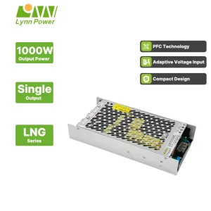 High Quality Factory 1000W Single Output 24V Industrial Use 95% High Efficiency Fanless Switching Power Supply for Smart Home
