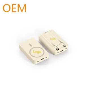 High-Speed Power Bank 10000mAh High Capacity Magnetic Wireless PD22.5W Fast Charging for iPhones