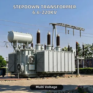 High Voltage Stepdown Power Transformer 50/60Hz 3 Phase Multi-voltage Input 6.6kV-220kV