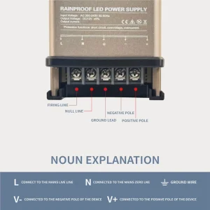Hot Selling Rainproof Led Power Supply for LED Signage Lighting with BIS Switching Power Supply 100W 12V