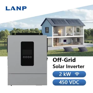 Household 2kW IP21 12V 100A Single-Phase Energy Storage Inverter System Photovoltaic WiFi Dual MPPT Off-Grid Solar Inverter