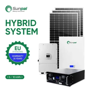 Hybrid Solar Energy Photovoltaic System 5KW 10KW 20KW 30KW Off-Grid Solar Panel Power System Kit for Home