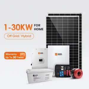 Hybrid Solar Energy System 5-30KW BESS Lithium Battery Storage Generator Complete Kit
