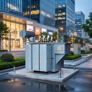 IEC 60076 100kVA Three Phase 33kV Input 10kV Output Industrial Corrosion Resistant Low Voltage Drop Oil Immersed Transformer