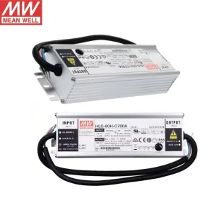 IP65 Waterproof HLG-80H-C700A LED Constant Power Driver 700mA Single Output Industrial Use