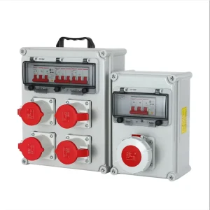 IP65 Waterproof Industrial Socket Box Temporary Power Box Suitable for Factories and Water Plants for Rain Protection