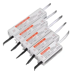 IP67 90% Efficiency Switching Power Supply 6W-100W LED Strip Driver Transformer Ballast Waterproof Moisture-Proof Anti-Corrosion