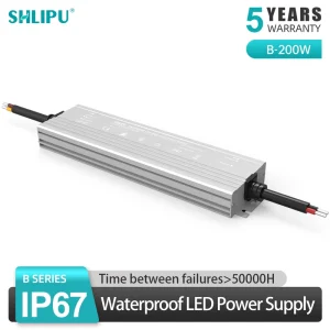 IP67 Constant Voltage LED Power Supply 20W 600W LED Driver 12V 24V 48V 100 277VAC LED Power Supply
