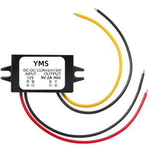 IP67 Waterproof 9V 2A DC-DC Converter 18W Buck Module off Board 12V to 9V Power Converter