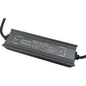 IP67 Waterproof Aluminum Potted LED Driver Power Supply for Outdoor Lighting, 24V 150W