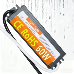 IP67 Waterproof LED Power Supply 60W 12V Multiple Outputs Dimmable for LED Strips