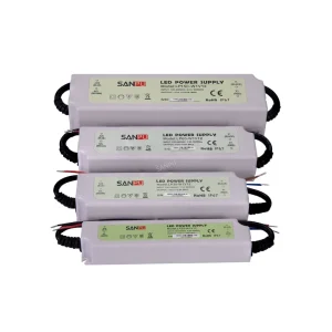 IP67 Waterproof Outdoor Rainproof Slim LED Strip Light 12V 24V AC DC Switching Supply 110V 120W CCTV Camera 5A Output Current