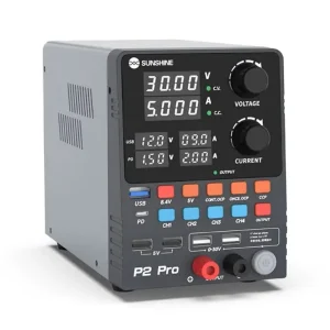 IParts Sunshine P2 PRO DC Power Supply Variable 30V 5A Adjustable Switching Regulated DC Bench Power Supply for Mobile Phone