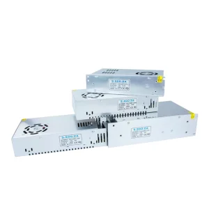 Indoor 300W 400W 500W Switching Power Supply 24V 12.5A 16.5A 20A LED 220V/110V Input Single Output 6A 60Hz/50Hz DIN Rail