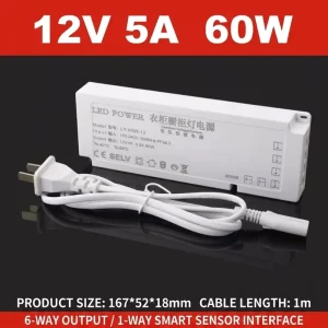 Indoor Constant Current LED Driver 24W 36W 48W 60W 100W 150W DC Power Supply Variable 30V 10A for LED Cabinet
