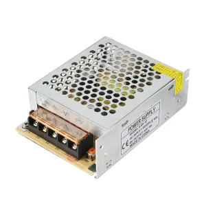 Indoor OEM ODM AC 110V 220V to DC 12V 2A 24V 1A 24W Switching Power Supply for LED Strip Light Tin Box